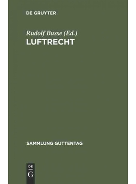 按需印刷DEG Luftrecht[9783111036335]