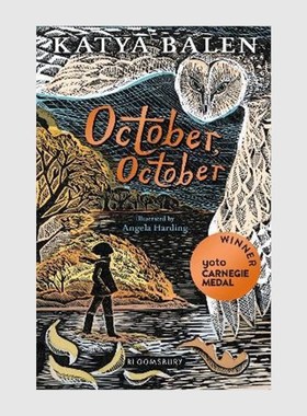 现货 英文原版 十月 十月  October, October:2022 卡耐基获奖作者  Katya Balen 上海外文书店 儿童读物