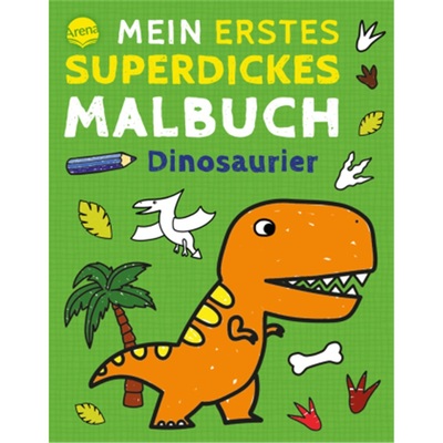 预订【德语】Mein erstes superdickes Malbuch. Dinosaurier[9783401718279]