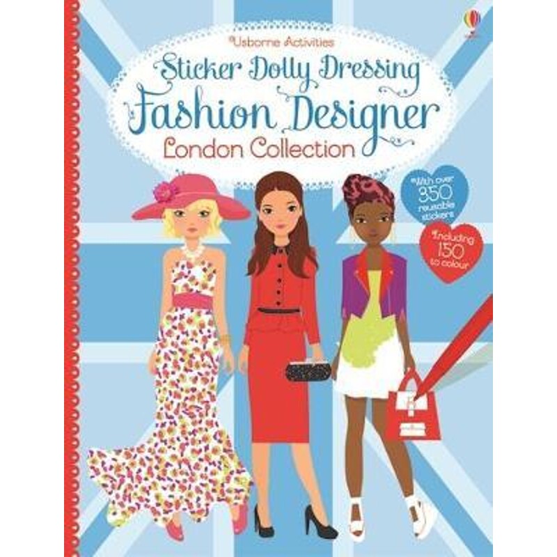 预订不退不换Sticker Dolly Dressing Fashion Designer London Collection
