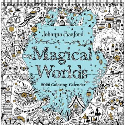 预订不退不换Johanna Basford's 2026 Coloring Wall Calendar[9781524898038]