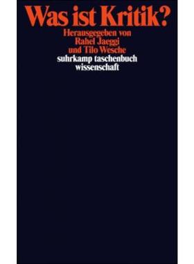 预订【德语】 Was ist Kritik?:Philosophische Positionen