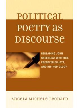 按需印刷不退不换Political Poetry as Discourse[9780739122846]