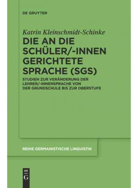按需印刷DEG Die an die Schüler  innen gerichtete Sprache (SgS)[9783110736403]