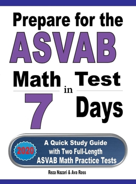 按需印刷Prepare for the ASVAB Math Test in 7 Days[9781646121359]