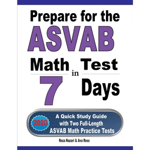 按需印刷不退不换Prepare for the ASVAB Math Test in 7 Days[9781646121359]