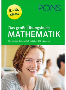 预订不退不换德语 PONS Das große Übungsbuch Mathematik 5.-10. Klasse[9783125625907]