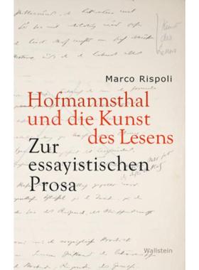 预订【德语】 Hofmannsthal und die Kunst des Lesens:Zur e