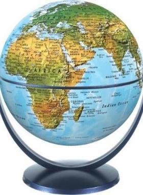 预订Physical World Globe 15cm:Swivel and Tilt World Physical Globe
