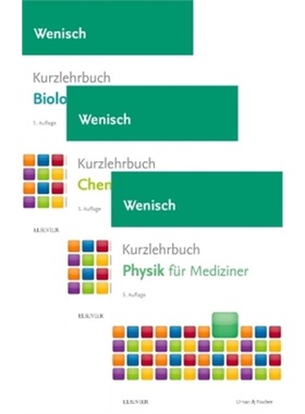 预订【德语】Paket Kurzlehrbuch Biologie, Chemie, Physik, 3 Bde.[9783437433399]