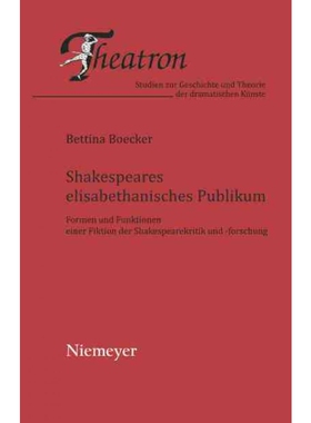 按需印刷DEG Shakespeares elisabethanisches Publikum[9783484660489]