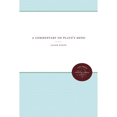 按需印刷不退不换A Commentary on Plato's Meno[9780807873984]