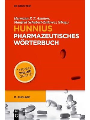 预订不退不换德语Hunnius Pharmazeutisches Worterbuch