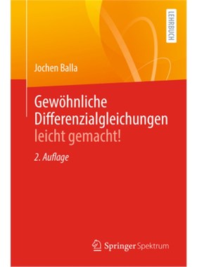 预订【德语】Gewöhnliche Differenzialgleichungen leicht gemacht!: