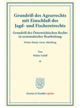 预订【德语】 Grundri? des Agrarrechts mit Einschlu? de