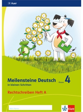 预订【德语】 Meilensteine Deutsch in kleinen Schritten 4. Rechtschreiben - Ausgabe [9783120071488]