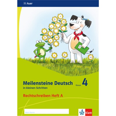 预订【德语】 Meilensteine Deutsch in kleinen Schritten 4. Rechtschreiben - Ausgabe [9783120071488]