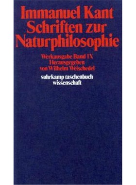 预订【德语】Schriften zur Naturphilosophie:Hrsg. v. Wilhelm Weischedel