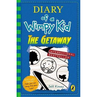 【外文书店】小屁孩日记12 英文原版 Diary of a Wimpy Kid The Getaway 英版 杰夫金尼 儿童畅销小说 6-12岁
