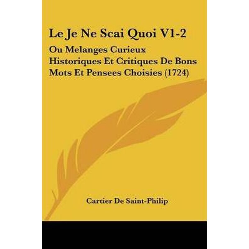 按需印刷不退不换Le Je Ne Scai Quoi V1-2[9781104267377]
