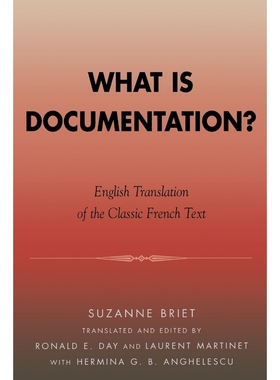 按需印刷What is Documentation?[9780810851092]