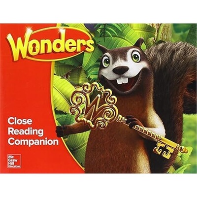 现货Reading Wonders 2017 Grade 1 Close Reading Companion[9780021305216]