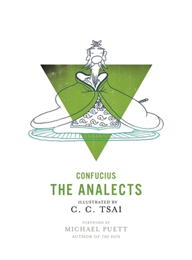 【外文书店】The Analects 论语 双语漫画版 英文原版 Confucius 蔡志忠 C C Tsai 哲学 孔子及其弟子 英文版进口英语书 普林斯顿