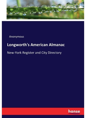 按需印刷Longworth's American Almanac[9783337341060]