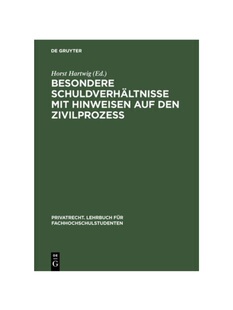 预订不退不换德语Besondere Schuldverh?ltnisse mit Hinweisen auf den Zivilproze?: