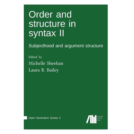 按需印刷Order and structure in syntax II[9783961100293]