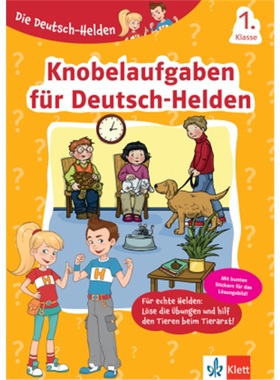 预订【德语】 Klett Knobelaufgaben für Deutsch-Helden 1. Klasse[9783129496084]
