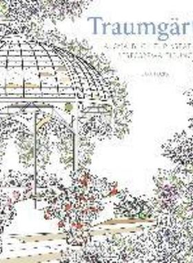 预订【德语】 Traumgärten:Ausmalbuch zur kreativen Stressbewältigung