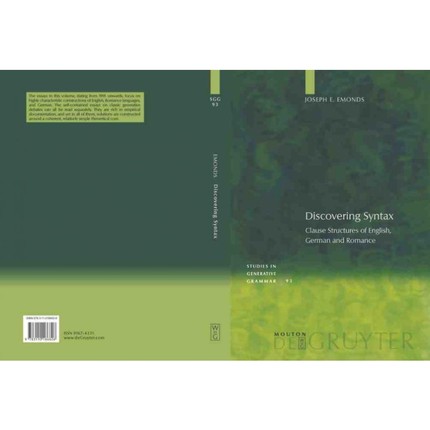 按需印刷DGYT Discovering Syntax[9783110186826]