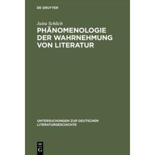 按需印刷DEG Ph?nomenologie der Wahrnehmung von Literatur[9783484320710]