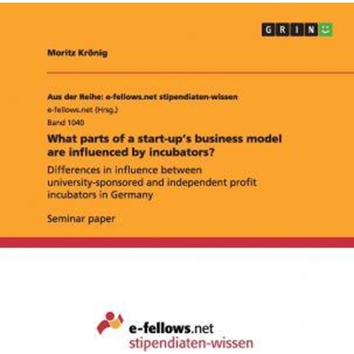 按需印刷不退不换What parts of a start-up's business model are influenced by incubators?[9783656842972]