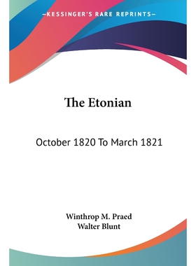 按需印刷不退不换The Etonian[9781432671778]