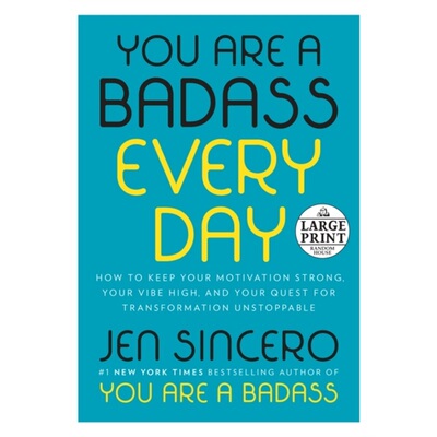 预订不退不换You Are a Badass Every Day[9780593103029]