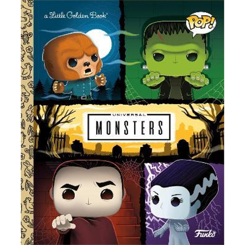 预订Universal Monsters Little Golden Book (Funko Pop!) 书籍/杂志/报纸 儿童读物原版书 原图主图