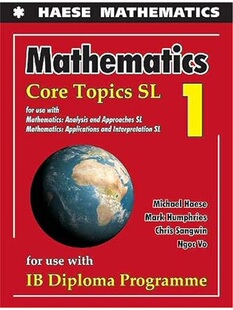 现货 数学核心主题SL Mathematics Core topics SL 英文原版 上海外文 9781925489552