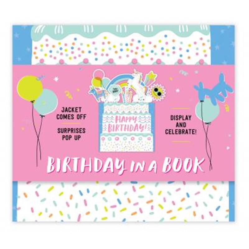 现货Party in a Book (A Bouquet in a Book): Jacket Comes Off. Surprises Pop up. Display and Celebrate!