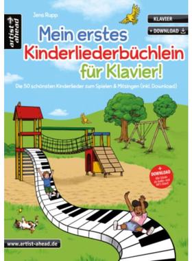 预订【德语】 Mein erstes Kinderliederbüchlein für Klavier!:Die 50 sch?nsten Kinderlied
