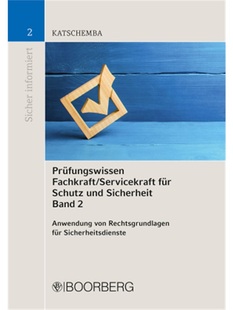 Band Bd.2 Fachkraft Schutz und fUr PrUfungswissen Servicekraft 预订 Sicherheit 德语