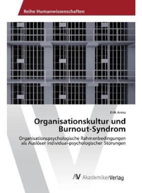 预订【德语】 Organisationskultur und Burnout-Syndrom:O