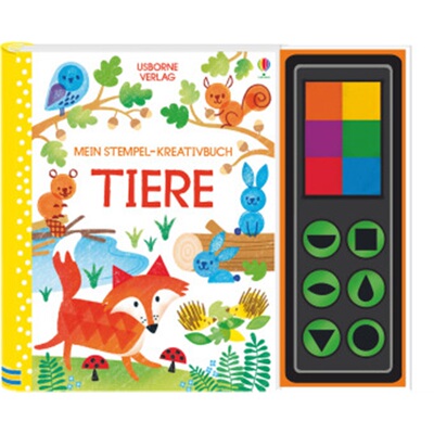 预订【德语】 Mein Stempel-Kreativbuch: Tiere[9781789410709]