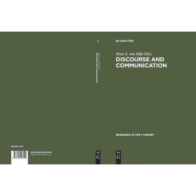 按需印刷不退不换DGYT Discourse and Communication[9783110103199]