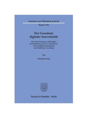 预订【德语】Der Grundsatz digitaler Souver?nit?t.:Eine Untersuchung zur Zul?ssigkeit des Einbindens privater IT-Dienstle