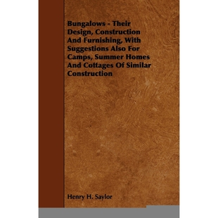 Bungalows Design 按需印刷 Their Furnish Construction and