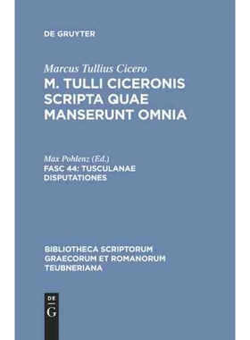 按需印刷DEG Tusculanae disputationes[9783598712203]