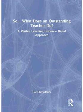按需印刷不退不换TF So... What Does an Outstanding Teacher Do?[9781032206226]