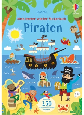 预订【德语】 Mein Immer-wieder-Stickerbuch: Piraten[9781789414363]